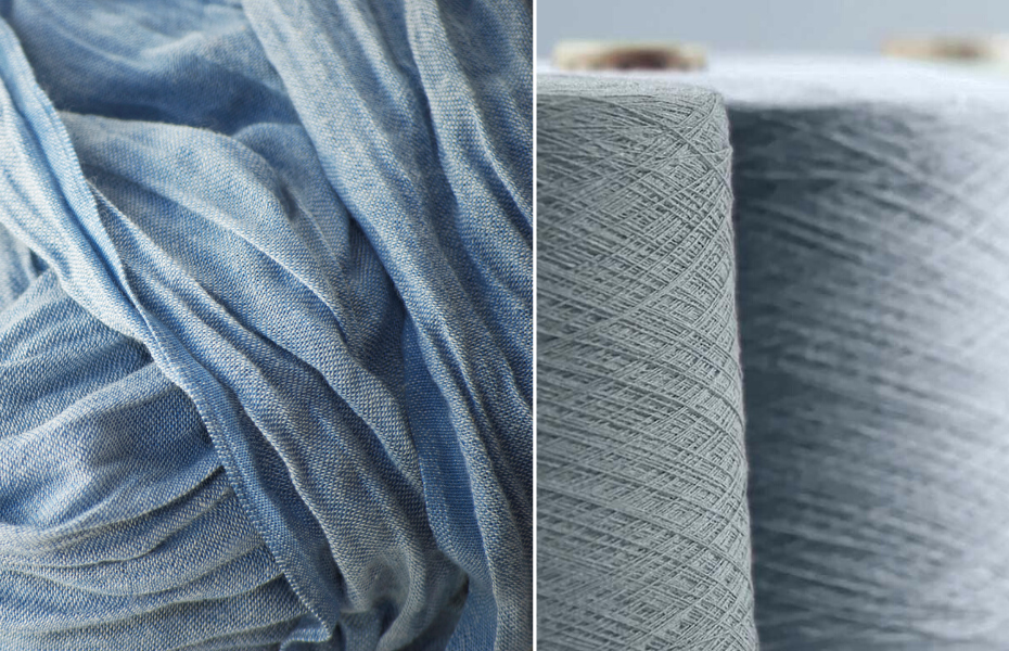 From trash to treasure: pre-consumer recycled yarn