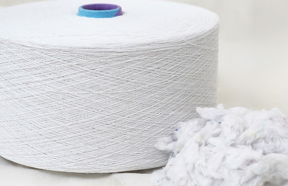 Recycled yarns in optical white of premium quality | Vilarrasa Group